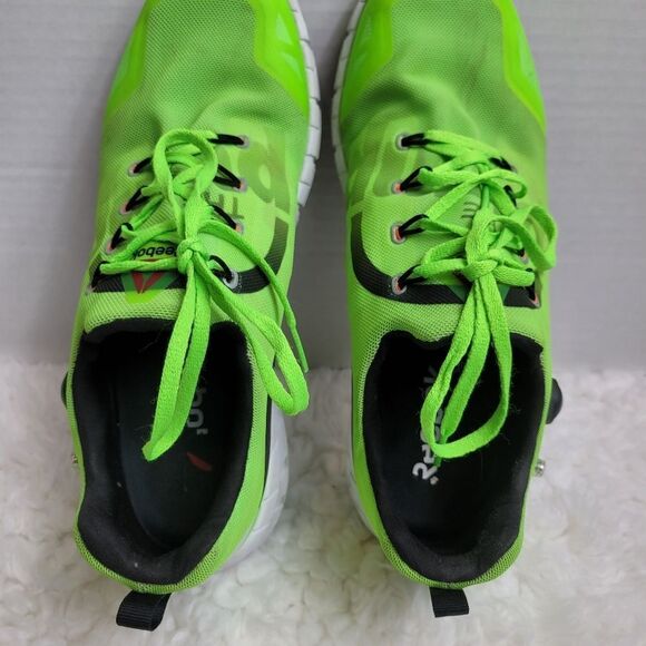 Reebok ZPump Fusion 2.0 Men's Shoes Size 9.5 Green And Black Running - Picture 8 of 10